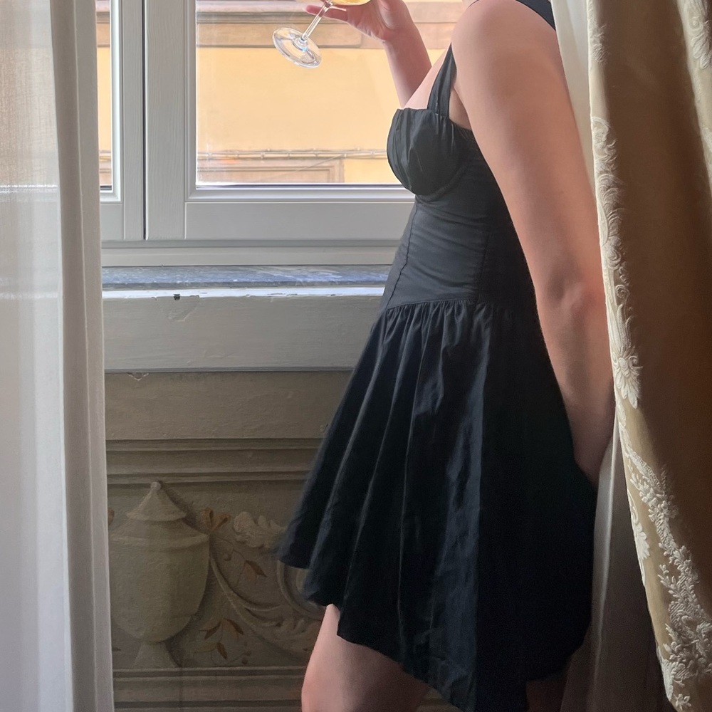 Future Collective black corset Dress